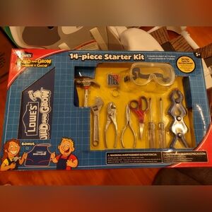 Lowe's 14th piece starter kit kids size tools